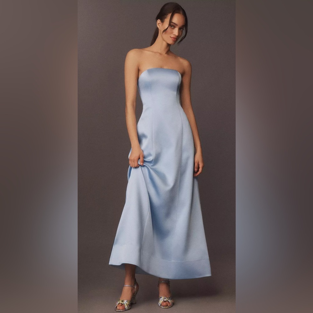 NWT Mare Mare Piper Strapless Fit & Flare Maxi Dress